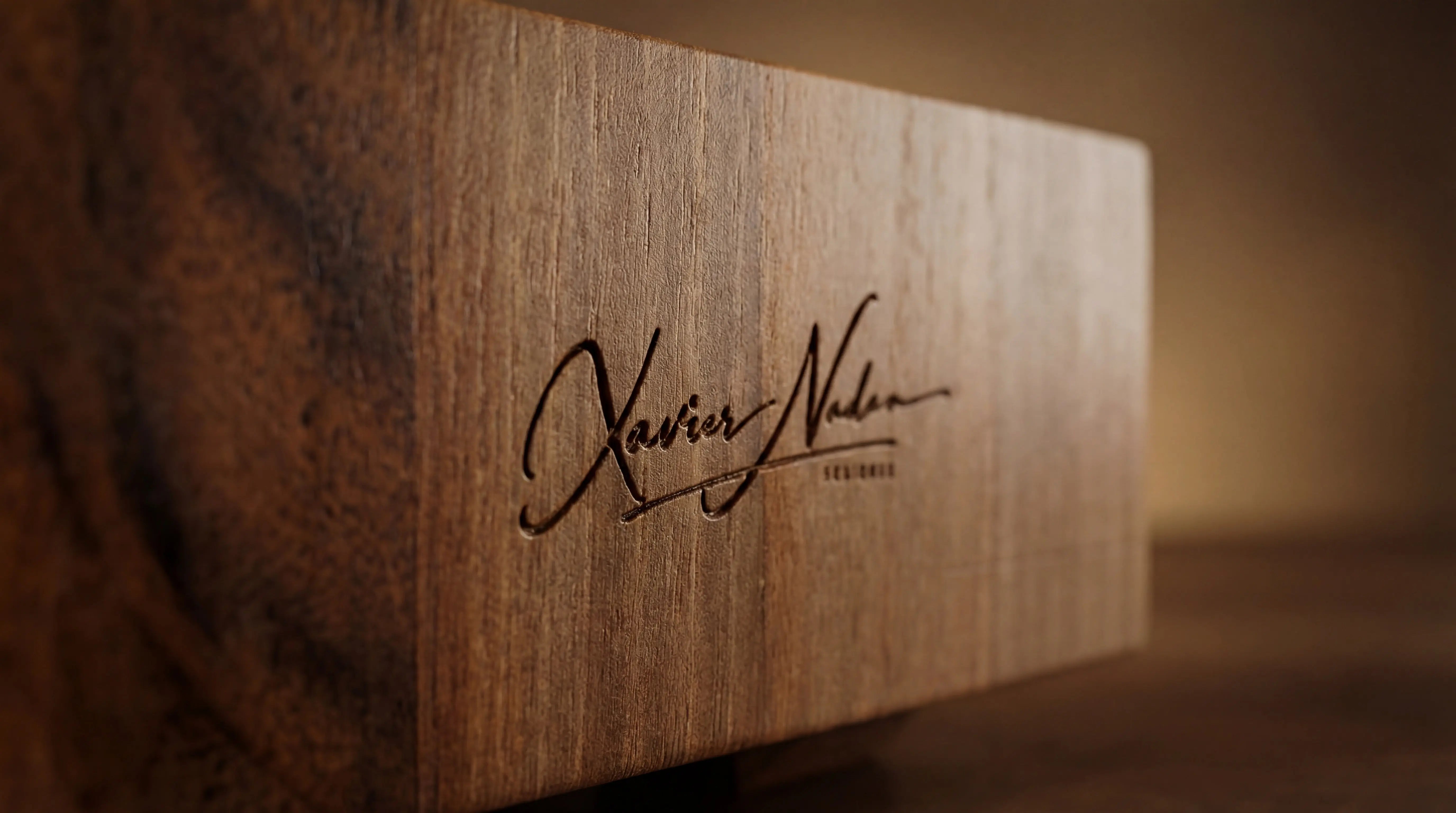 Billot en acacia Xavier Nadau Designer