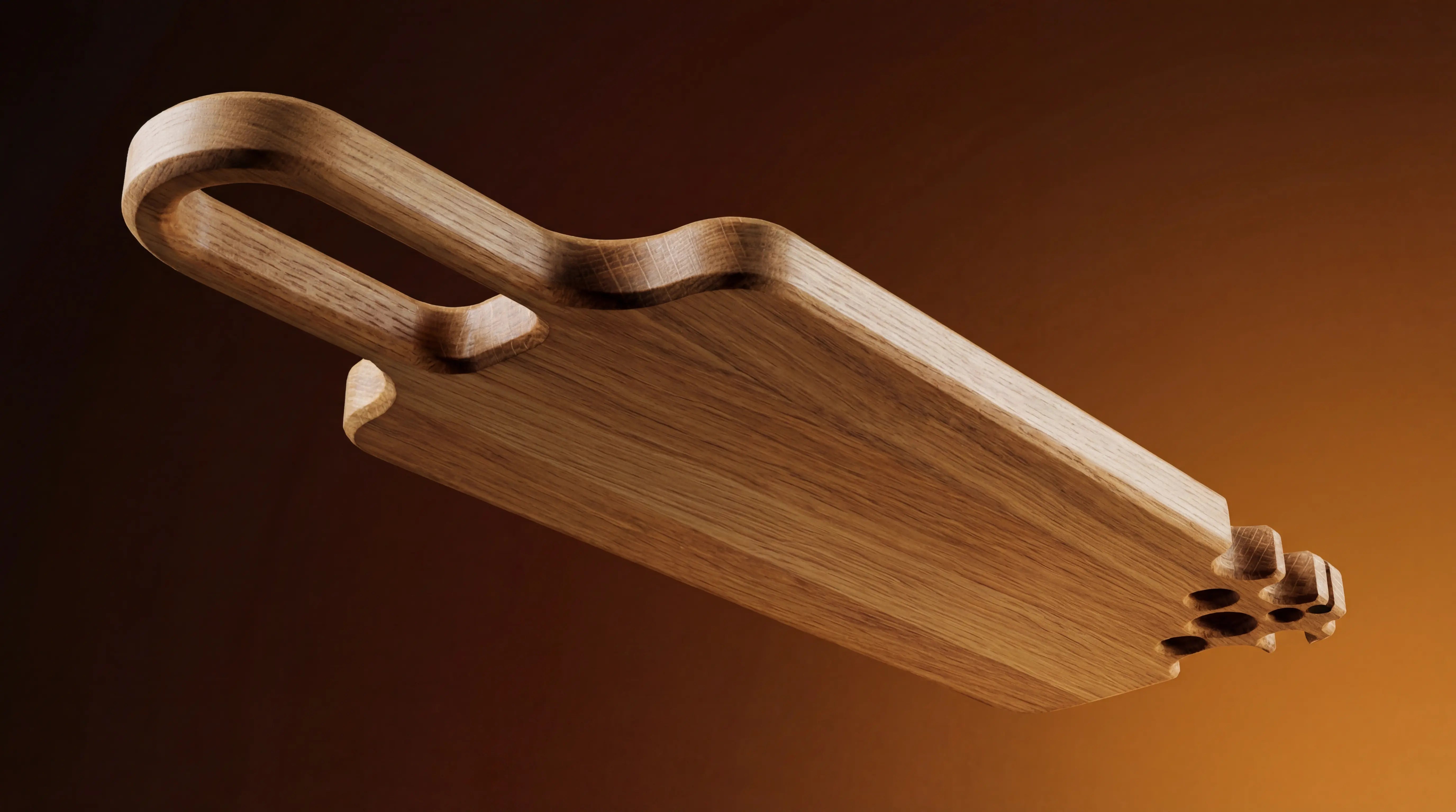 Fromage en bois de chêne Xavier Nadau Designer