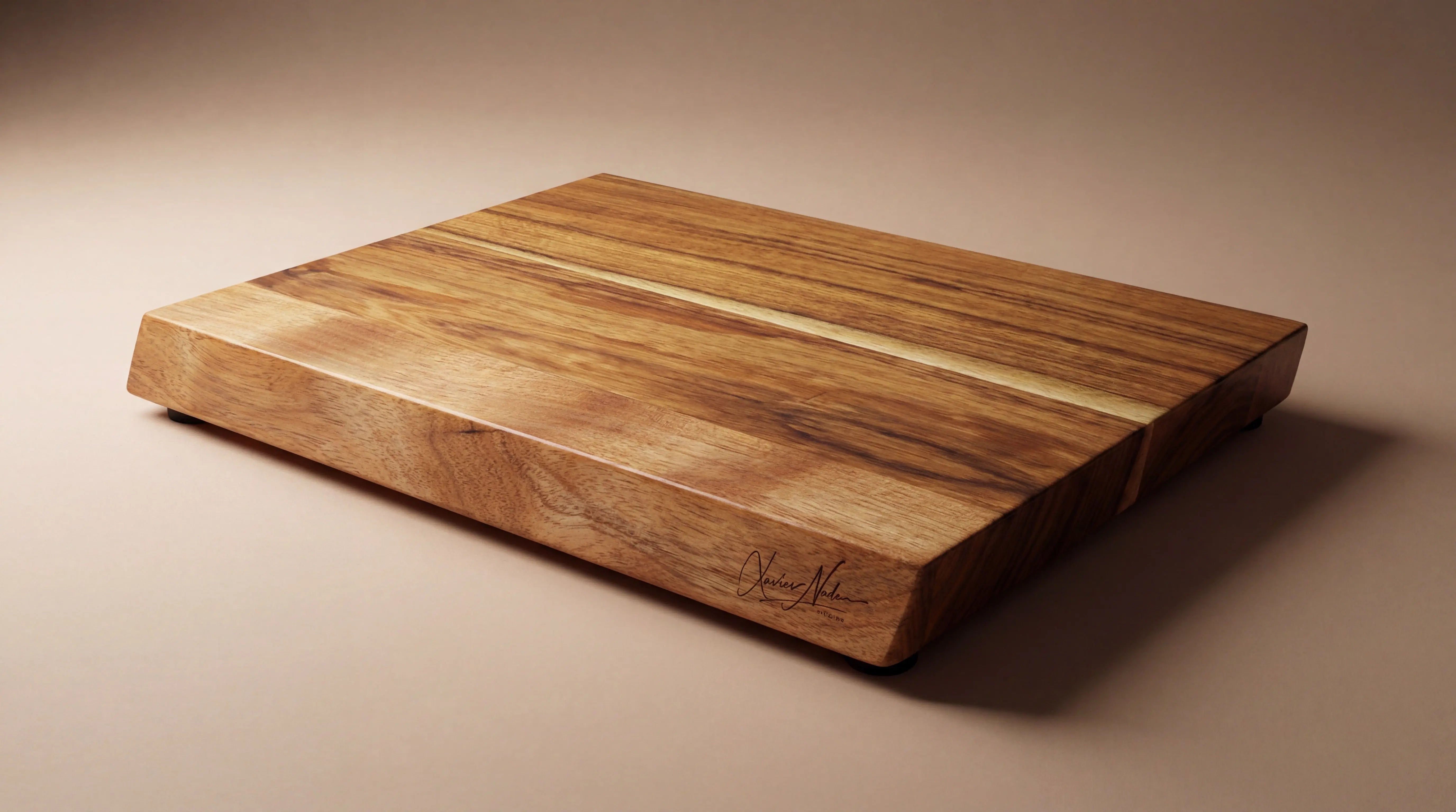 Plateau en bois d'acacia Xavier Nadau Designer